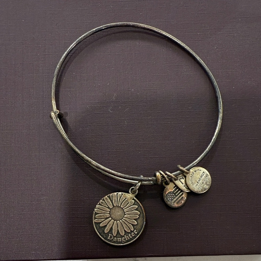 Alex and Ani Daughter Charm Bangle Bracelet